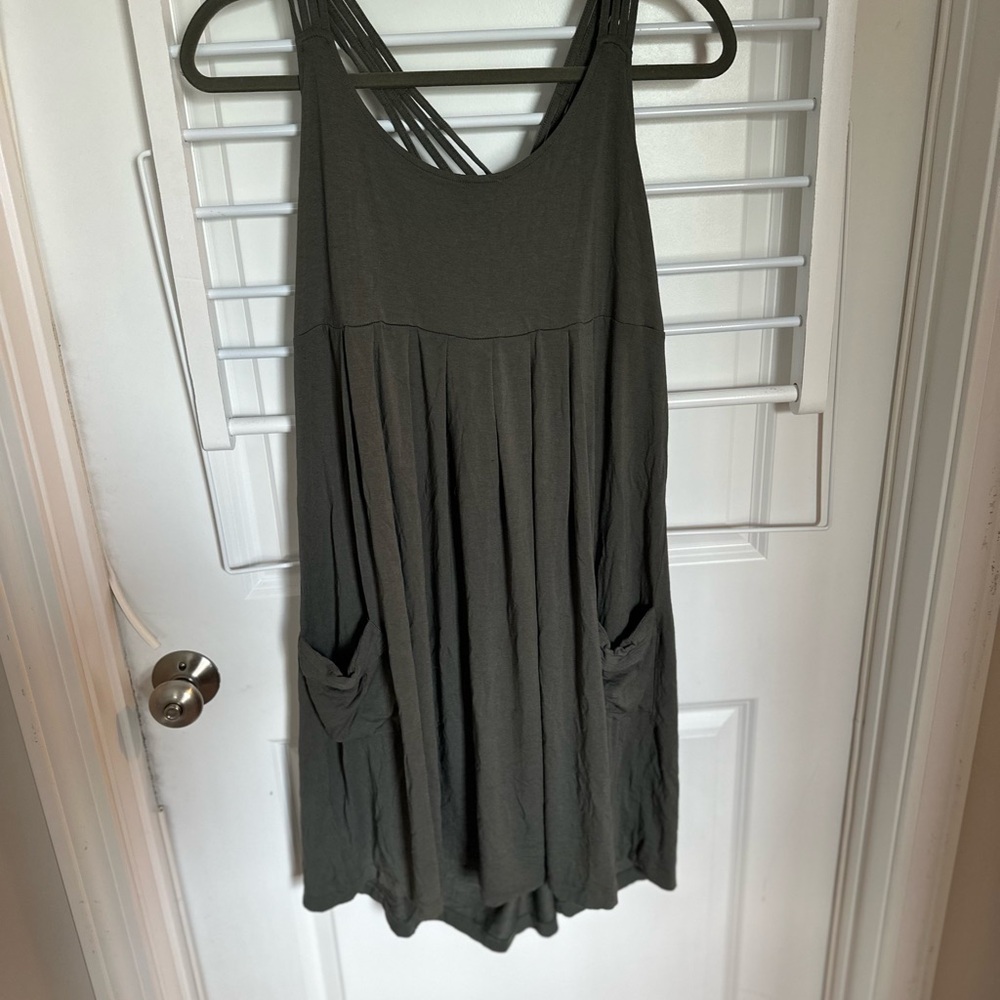Calvin Klein Dark Gray Midi Dress